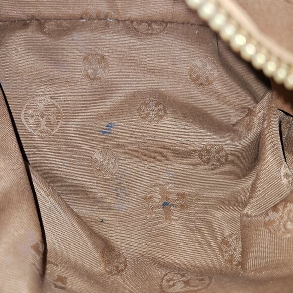 TORY BURCH Britten Tiramisu Leather Convertible Shoulder/Crossbody Bag - Picture 14 of 15